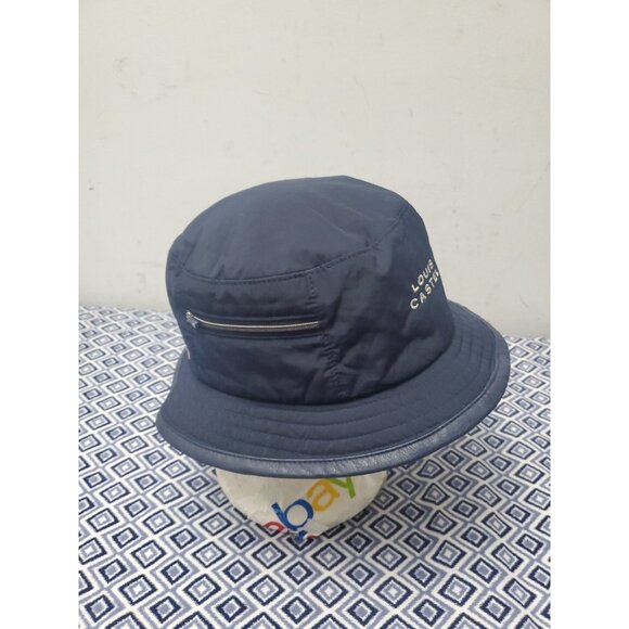 Louis Castel Blue Men's Bucket hat Size 56cm - Picture 12 of 16